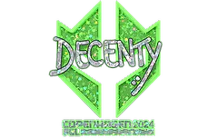 Sticker | decenty (Glitter) | Copenhagen 2024