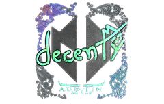 Sticker | decenty (Holo) | Austin 2025
