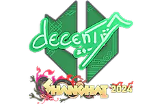 Sticker | decenty | Shanghai 2024