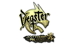 Sticker | degster (Gold) | Antwerp 2022