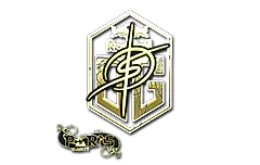 Sticker | degster (Gold) | Paris 2023