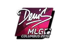 Sticker | denis (Foil) | MLG Columbus 2016