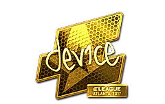 Sticker | device (Gold) | Atlanta 2017