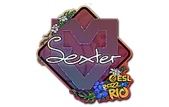 Sticker | dexter (Glitter) | Rio 2022
