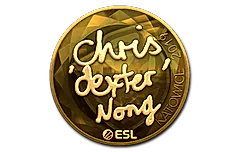 Sticker | dexter (Gold) | Katowice 2019