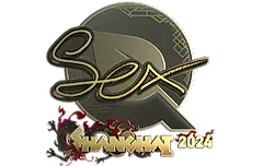 Sticker | dexter (Gold) | Shanghai 2024