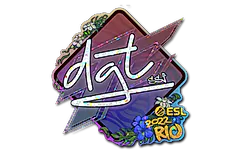 Sticker | dgt (Glitter) | Rio 2022