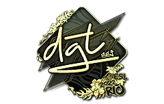 Sticker | dgt (Gold) | Rio 2022