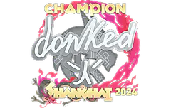 Sticker | donk (Champion) | Shanghai 2024