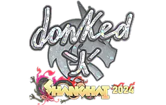 Sticker | donk (Glitter) | Shanghai 2024