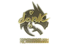 Sticker | donk (Gold) | Copenhagen 2024