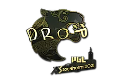 Sticker | drop (Gold) | Stockholm 2021