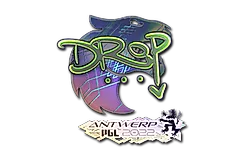 Sticker | drop (Holo) | Antwerp 2022