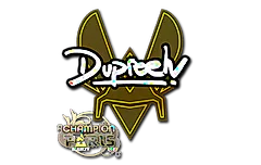 Sticker | dupreeh (Glitter, Champion) | Paris 2023