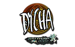Sticker | dycha (Glitter) | Antwerp 2022