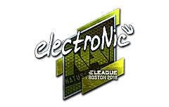 Sticker | electronic (Foil) | Boston 2018