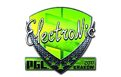 Sticker | electronic (Foil) | Krakow 2017