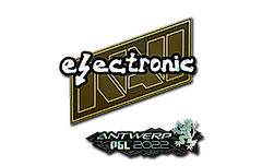 Sticker | electronic (Glitter) | Antwerp 2022