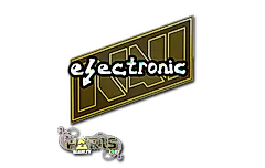 Sticker | electronic (Glitter) | Paris 2023