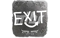 Sticker | exit (Foil) | Austin 2025