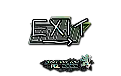 Sticker | exit (Glitter) | Antwerp 2022