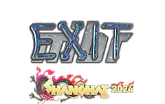Sticker | exit (Glitter) | Shanghai 2024