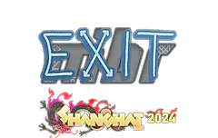 Sticker | exit | Shanghai 2024