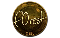 Sticker | f0rest (Gold) | Katowice 2019