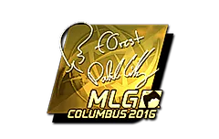 Sticker | f0rest (Gold) | MLG Columbus 2016