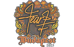 Sticker | fEAR | Budapest 2025