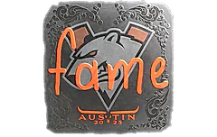 Sticker | fame (Foil) | Austin 2025