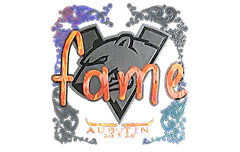 Sticker | fame (Holo) | Austin 2025