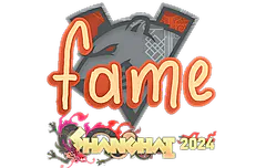 Sticker | fame | Shanghai 2024