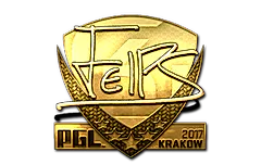 Sticker | felps (Gold) | Krakow 2017