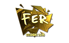 Sticker | fer (Gold) | Cologne 2016