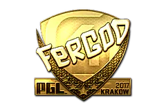 Sticker | fer (Gold) | Krakow 2017
