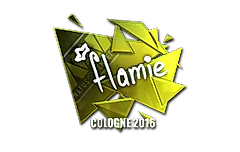 Sticker | flamie (Foil) | Cologne 2016