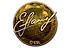 Sticker | flamie (Gold) | Katowice 2019