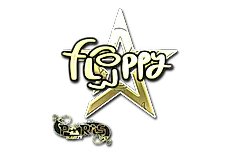 Sticker | floppy (Gold) | Paris 2023