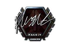 Sticker | flusha (Foil) | London 2018