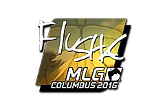 Sticker | flusha (Foil) | MLG Columbus 2016