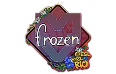 Sticker | frozen (Glitter) | Rio 2022