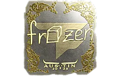 Sticker | frozen (Gold) | Austin 2025