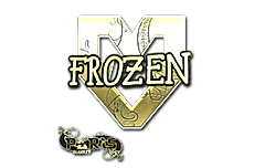 Sticker | frozen (Gold) | Paris 2023