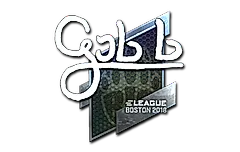 Sticker | gob b (Foil) | Boston 2018
