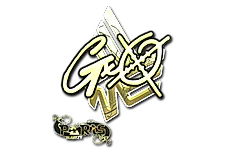 Sticker | gxx- (Gold) | Paris 2023