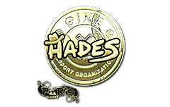 Sticker | hades (Gold) | Paris 2023