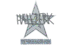 Sticker | hallzerk (Glitter) | Copenhagen 2024