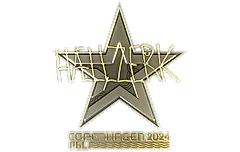 Sticker | hallzerk (Gold) | Copenhagen 2024