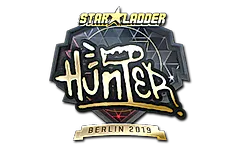 Sticker | huNter- (Gold) | Berlin 2019